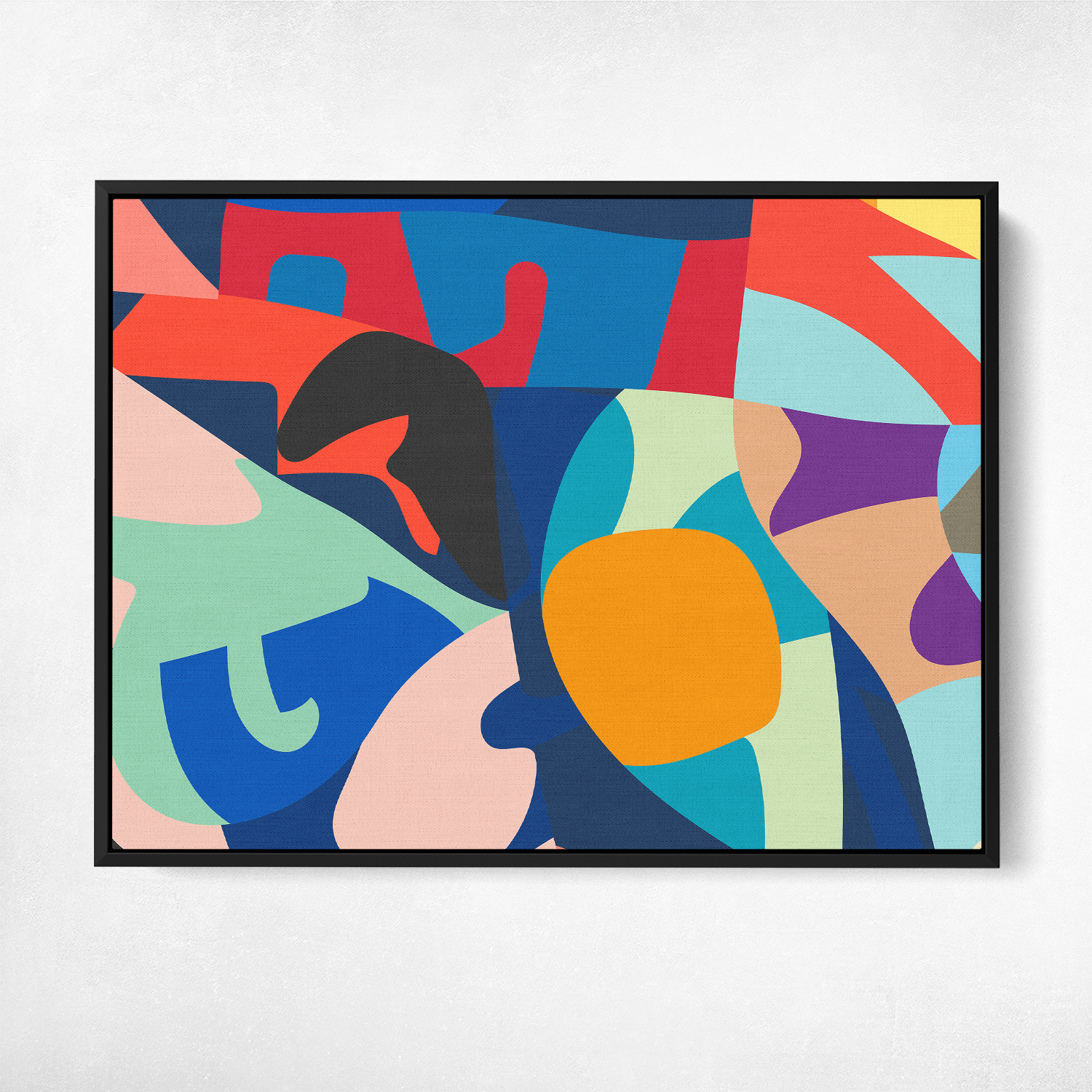 Fascination Modern Abstract Colorful Pop Art Wall Art