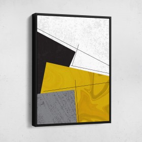 Gold & Black Abstract Squares